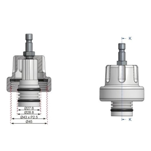 Adaptor pentru Testerul Sistemului de Răcire pentru Mercedes-Benz, PSA, Opel, Dacia, Renault și altele
