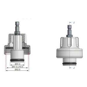 Cooling System Pressure Tester Adapter for Ford, Jaguar, Land Rover, Mazda, Volvo & Polestar, as Ford 303-396-08