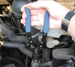 Hose Clamp Pliers, 245 mm, 0–38 mm