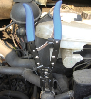 Hose Clamp Pliers, 245 mm, 0–38 mm