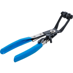 Angled Hose Clamp Pliers with Ratchet Lock, 220 mm
