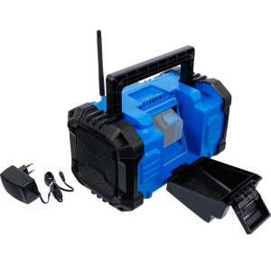 Radio DAB+ hibrid 18 V / 230 V cu Bluetooth fără acumulator