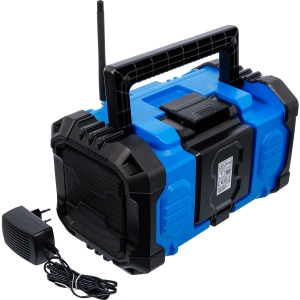 Radio DAB+ hibrid 18 V / 230 V cu Bluetooth fără acumulator