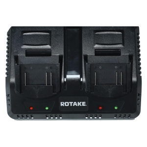 Rotake 8514 Cordless Heat Gun Set 20V, 550°C, 200L/min, incl. 2 × 4.0Ah Batteries & Dual Fast Charger