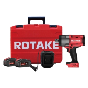 Rotake T5 Cordless Impact Wrench Set 20V, 3/4", 2400Nm, 3-Speed, incl. 2 × 8.0Ah Batteries, Fast Charger & Carry Case