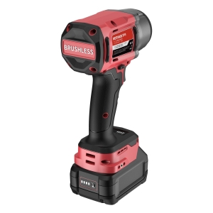 Set cheie de impact cu acumulator Rotake T2 20V, 1/2", 1180Nm, 3 viteze, fără perii, cu 2 × acumulatori 4.0Ah, încărcător rapid și valiză