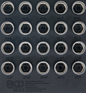 Wheel Lock Key Set for Volvo, 20 pcs