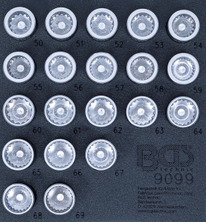 Set chei pentru piulițe antifurt Porsche și VW Touareg, 20 piese