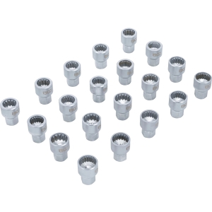 Set chei pentru piulițe antifurt Porsche și VW Touareg, 20 piese
