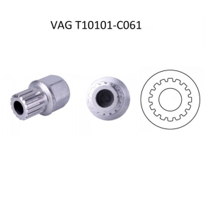 Wheel Lock Bit Socket for VAG as T10101-C