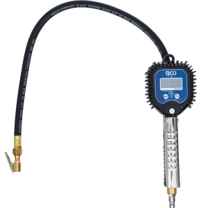 Pistol pneumatic digital pentru umflat și măsurat anvelope, 0–16 bar