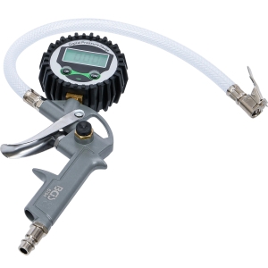 Pistol pneumatic digital pentru umflat anvelope, 0–8 bar