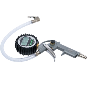 Pistol pneumatic digital pentru umflat anvelope, 0–8 bar