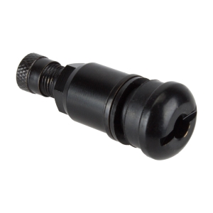 Valve metalice universale negre pentru anvelope, 42 mm, 20 bucăți