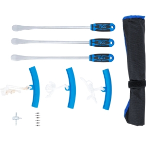 Set leviere pentru anvelope și protecții pentru jante de motocicletă – 13 piese