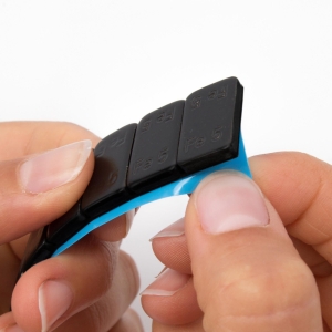 1,200 Adhesive Wheel Balancing Weights, 5 g Each, Black