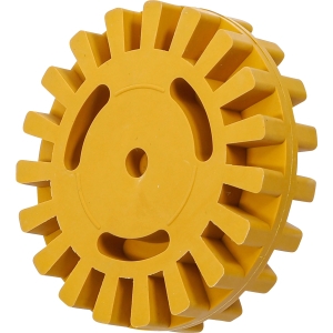 Finned Decal and Adhesive Eraser Wheel, Ø 100 mm