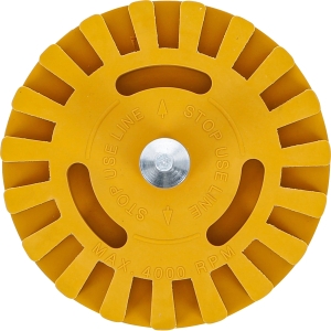Finned Decal and Adhesive Eraser Wheel, Ø 100 mm