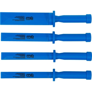 Set raclete din plastic, 19–38 mm, 4 piese
