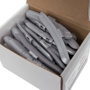 Greutăți de echilibrare din zinc cu clemă pentru jante din oțel, 50 x 50 g