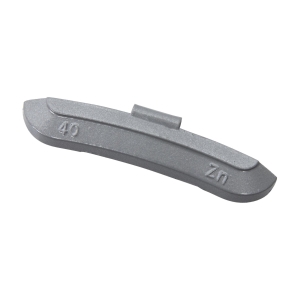 Zinc Clip-On Wheel Balancing Weights for Steel Wheels, 50 x 40 g
