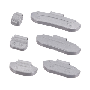 Set greutăți de echilibrare cu clemă pentru jante din oțel, 600 piese, 5–30 g