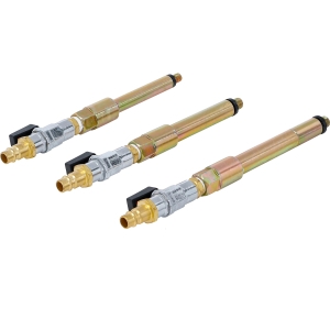 Set adaptoare de aer comprimat pentru orificiile bujiilor incandescente M8 și M10, 3 piese