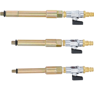 Set adaptoare de aer comprimat pentru orificiile bujiilor incandescente M8 și M10, 3 piese