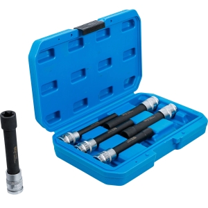 Set chei tubulare E-profil lungi, antrenare 12,5 mm, E10–E20, 6 piese