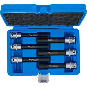 Set chei tubulare E-profil lungi, antrenare 12,5 mm, E10–E20, 6 piese