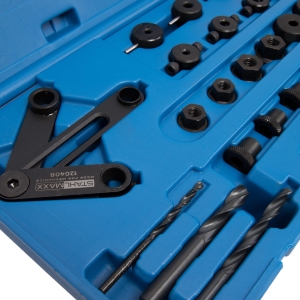 Low-Profile Drilling Guide Set for Broken M8 and M10 Bolts and Studs