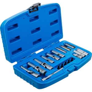 Glow Plug Socket Set for Standard and PSG Glow Plugs, 18-Piece