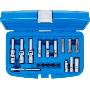 Glow Plug Socket Set for Standard and PSG Glow Plugs, 18-Piece