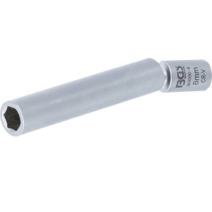 Cheie tubulară articulată îngustă pentru bujii incandescente și de aprindere, 1/4" și 3/8", 8–16 mm