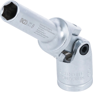 Swivel Glow Plug Socket, 3/8", 8–16 mm