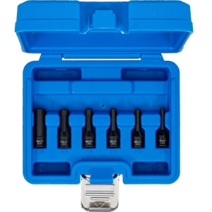Twist-Off Socket Set for Glow Plug Electrodes, 1/4", 6-Piece