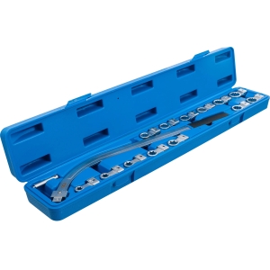 Set de chei pentru întinzătoare, profil în 12 puncte 12–19 mm / profil E E10–E18, 15 piese