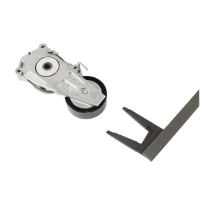 MINI W10B14/W10B16A Serpentine Belt Tensioner Lever and Locking Pin Set, as 118390 / 118280