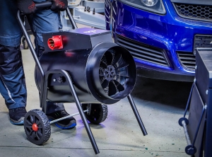 Aerotermă electrică, 15 kW, 400 V, 1400 m³/h, 120 m²