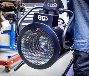 Електрически калорифер, 5 kW, 400 V, 400 m³/h, 40–60 m²