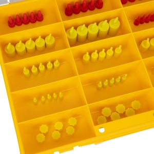 Universal Blanking Cap and Plug Set, 78-Piece, for Lines and Injectors, Ø 4–18 mm, M12–M16