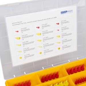 Universal Blanking Cap and Plug Set, 78-Piece, for Lines and Injectors, Ø 4–18 mm, M12–M16