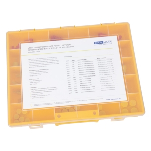 Universal Blanking Cap and Plug Set, 78-Piece, for Lines and Injectors, Ø 4–18 mm, M12–M16