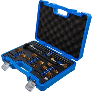 Set pentru curățarea scaunelor și locașurilor injectoarelor, 27 piese