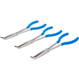 Set clești pentru fișe de bujii cu fălci inelare, 3 piese