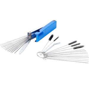 Set pentru curățarea duzelor de carburator, 16 piese