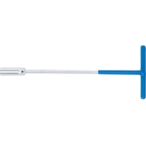 Spark Plug Wrench with T-Handle and Ball Joint, 16 mm
