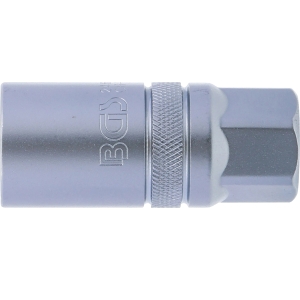 Magnetic Spark Plug Socket, 21 mm, Hexagonal, 1/2" Drive