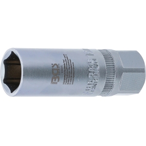 Spark Plug Socket with Retainer, Hexagonal, 1/2" Drive, 16/18/21 mm