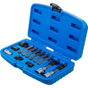 Set biți și tubulare pentru alternatoare, acționare de 1/2", 13 piese